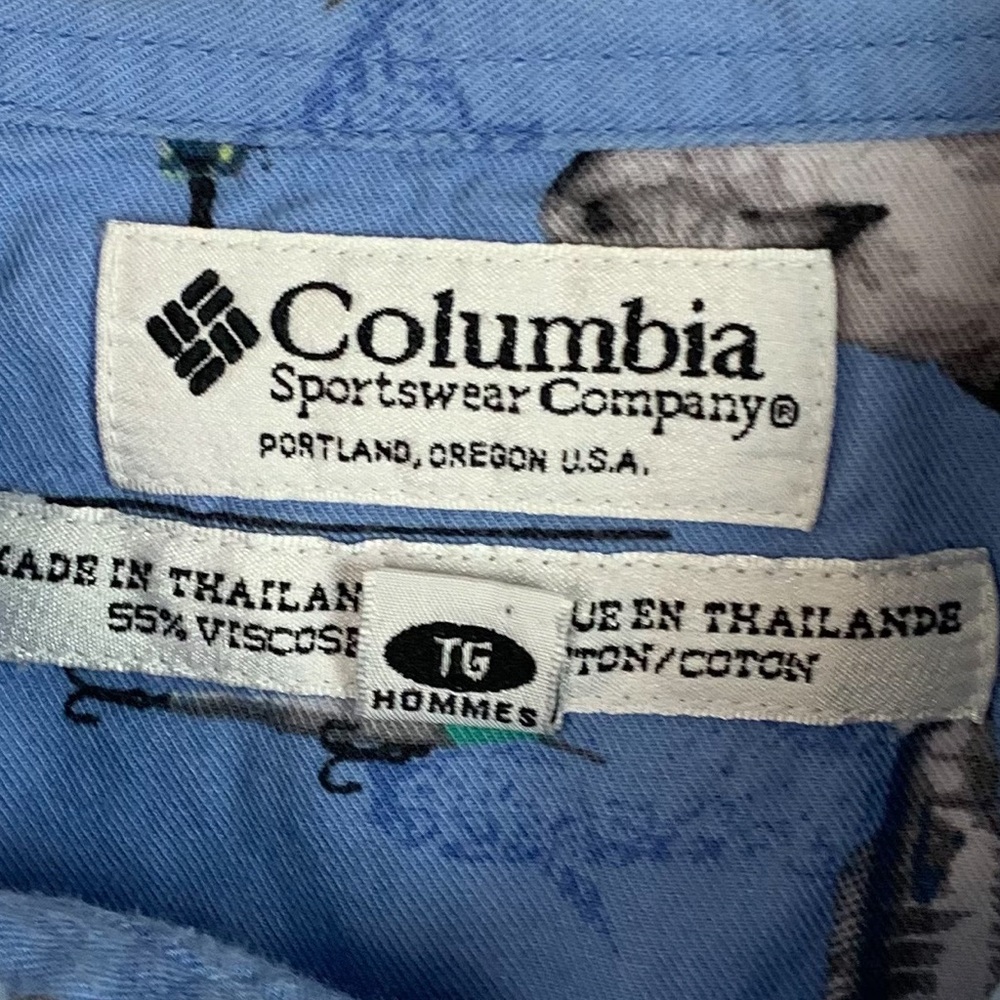 Columbia Sportswear Company Fish Print Shirt View 3